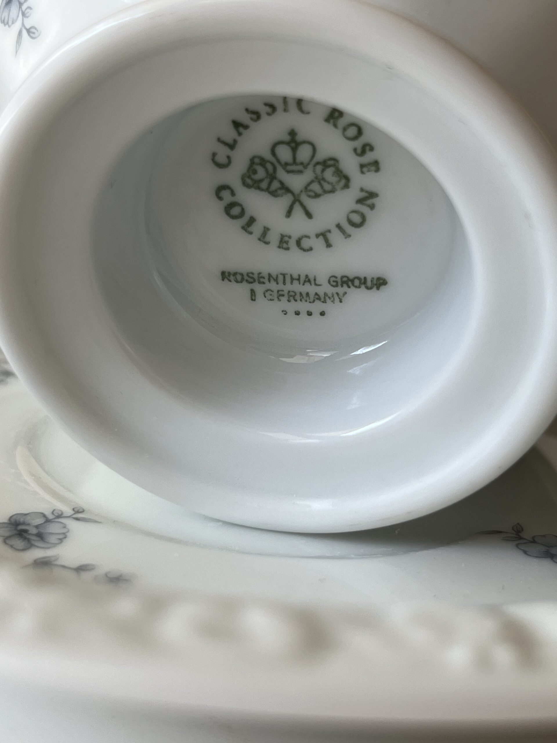 Świeca oliwkowa w oryginalnej porcelanowej filiżance Rosenthal Maria - obrazek 8
